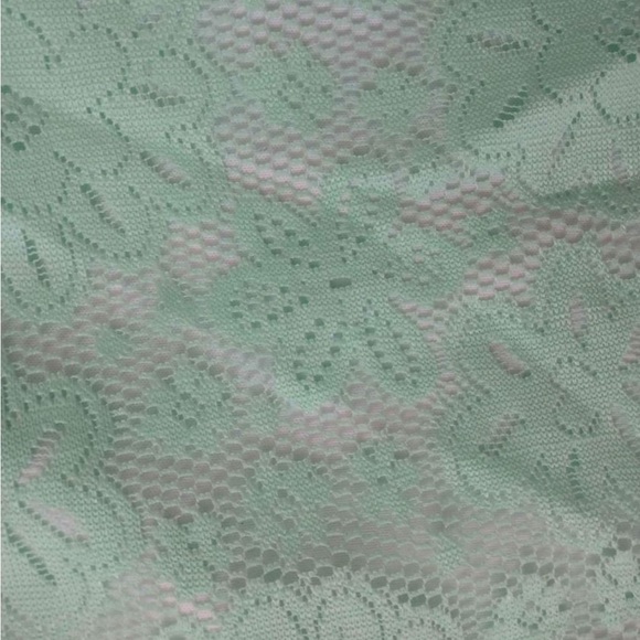 Girls size 8 George mint green crochet lace dress perfect spring easter dress - Picture 5 of 6